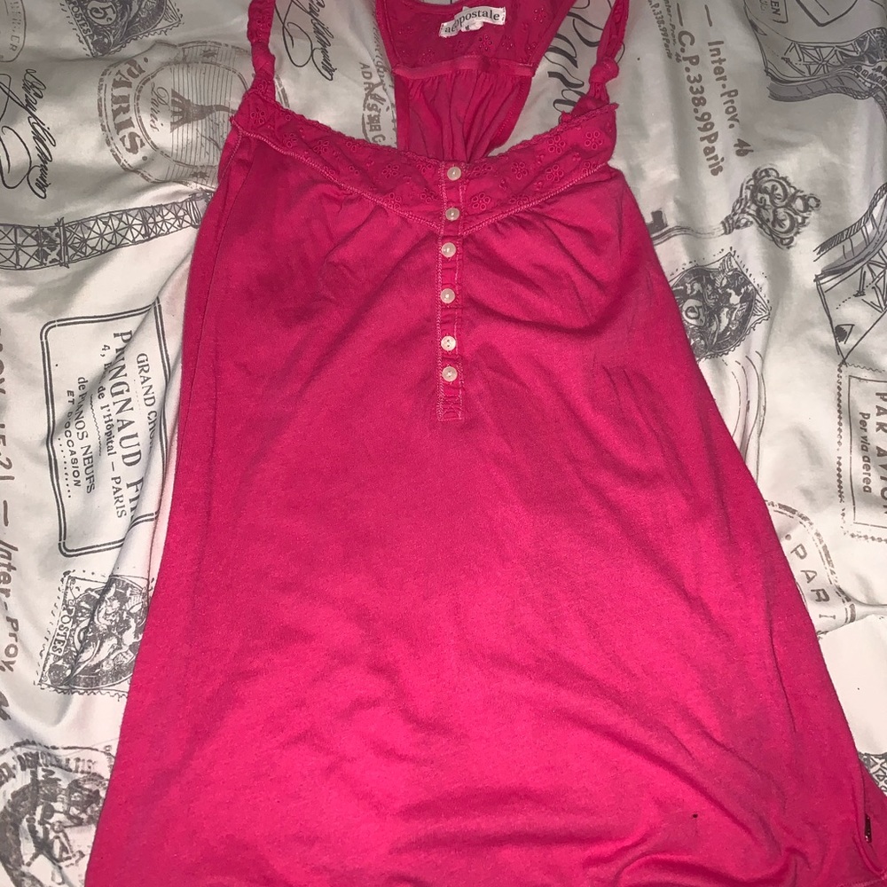 Aeropostale pink tank size M